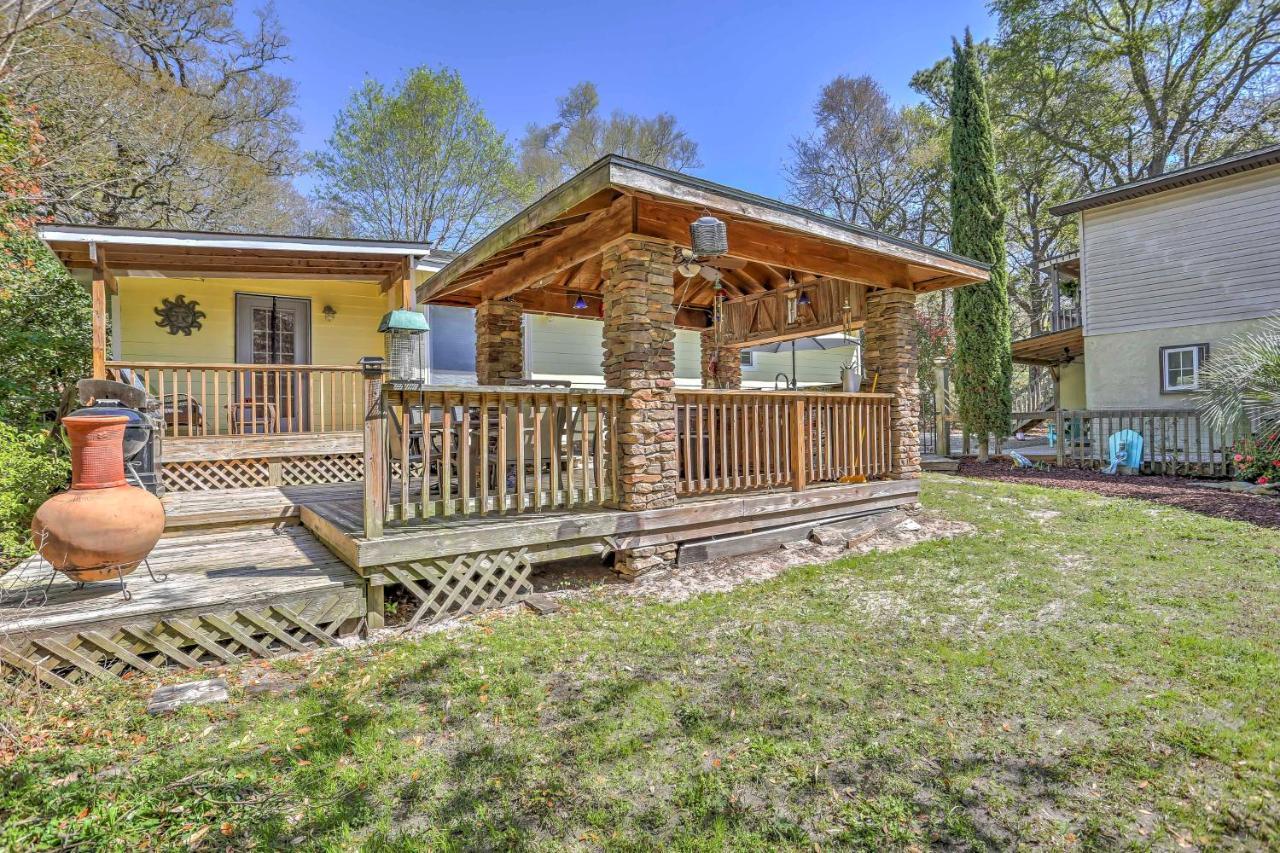 Ocean Isle Beach Studio With Patio - 1 Mi To Pier! Exterior foto